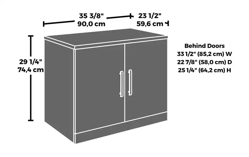 Affirm 35.43 Commercial Grade 2-Drawer Filing Cabinet - Hudson Elm