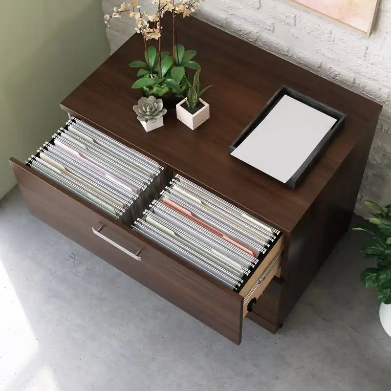 Affirm 35.43 Commercial Grade 2-Drawer Filing Cabinet - Hudson Elm