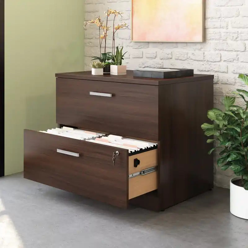 Affirm 35.43 Commercial Grade 2-Drawer Filing Cabinet - Hudson Elm