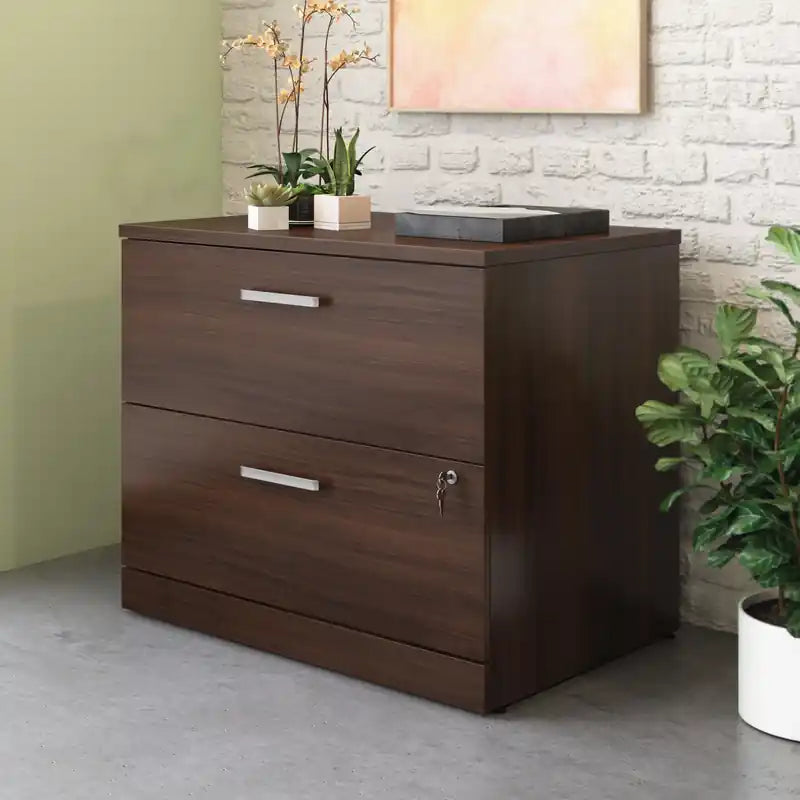 Affirm 35.43 Commercial Grade 2-Drawer Filing Cabinet - Hudson Elm