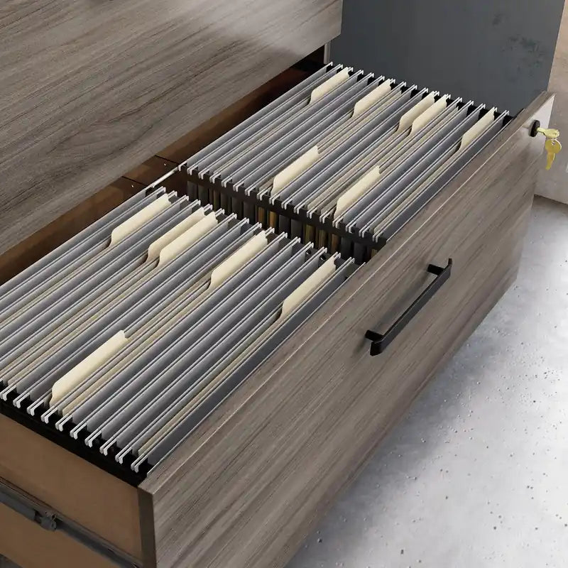 Affirm 35.43 Commercial Grade 2-Drawer Filing Cabinet - Hudson Elm