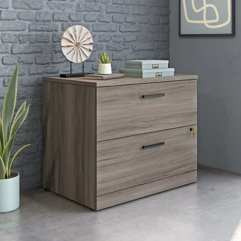 Affirm 35.43 Commercial Grade 2-Drawer Filing Cabinet - Hudson Elm
