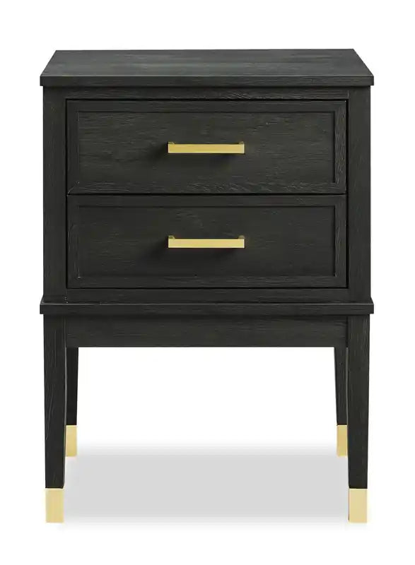 Brax Bedside 2-Drawer Nightstand, 18W x 25.75H