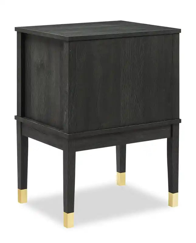 Brax Bedside 2-Drawer Nightstand, 18W x 25.75H