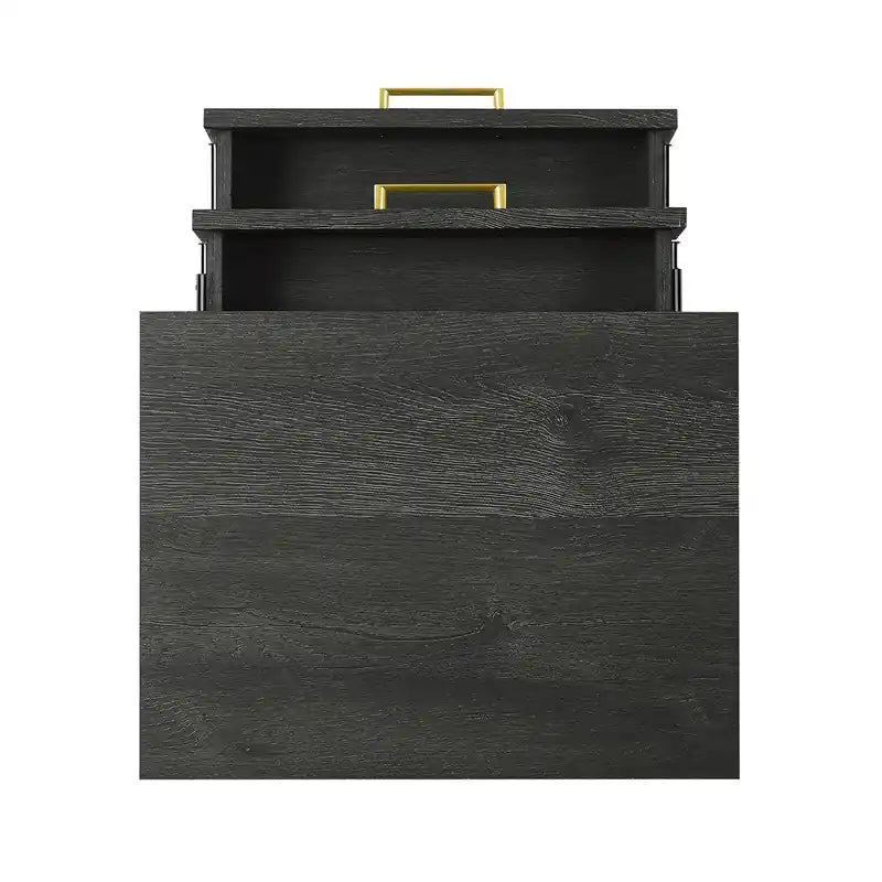 Brax Bedside 2-Drawer Nightstand, 18W x 25.75H