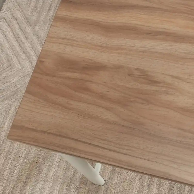 Bergen Circle 71.10 Commercial Grade Table Office Desk - Natural Wood