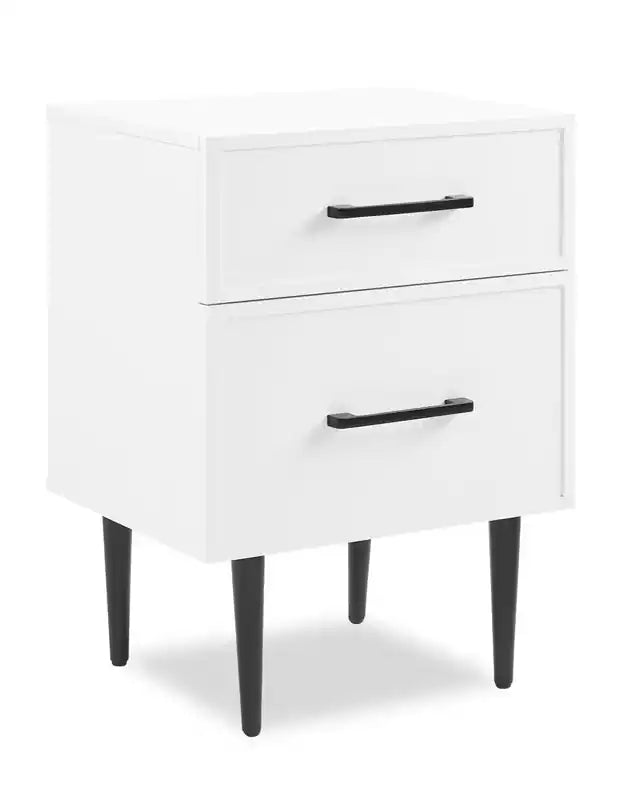 Brax Bedside 2-Drawer Nightstand, 18W x 25.75H