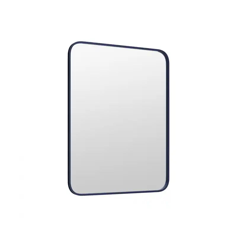 40" Blue Metal Frame Mirror