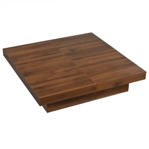 Jack 39.4 Square Engineered Wood Coffee Table With Sliding Top Storage