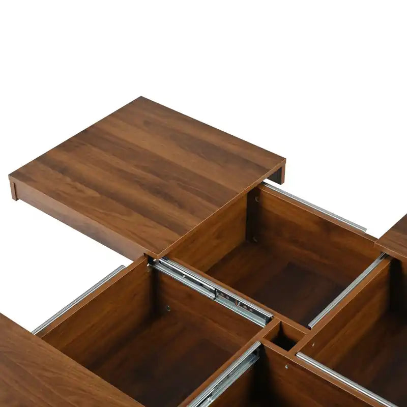 Jack 39.4 Square Engineered Wood Coffee Table With Sliding Top Storage