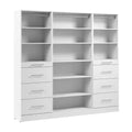 Bestar Florence 85 Modular Reach-In/Walk-In Closet System with Storage