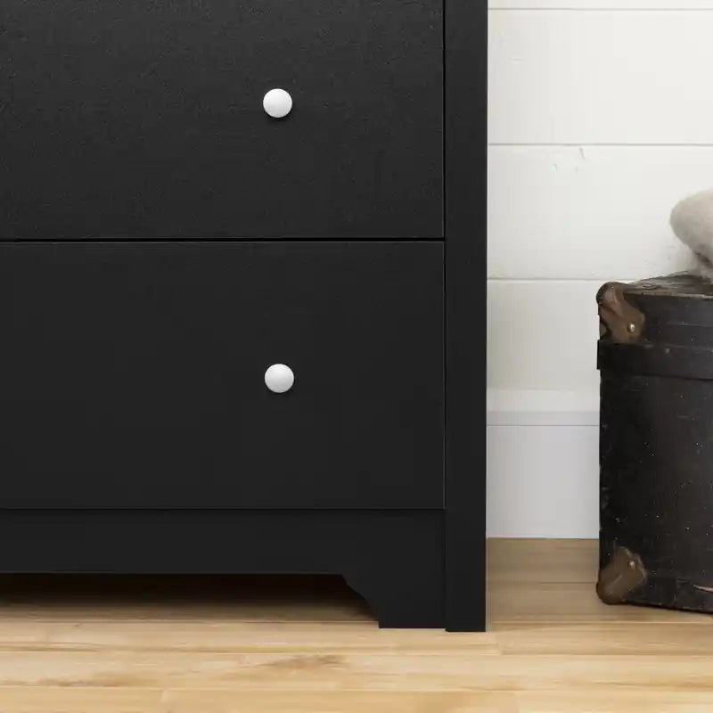 5-Drawer Chest - Pure Black