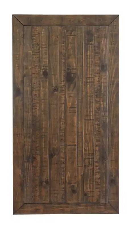 52" Country Pine Coffee Table with Storage and Stools - Homestead Brown