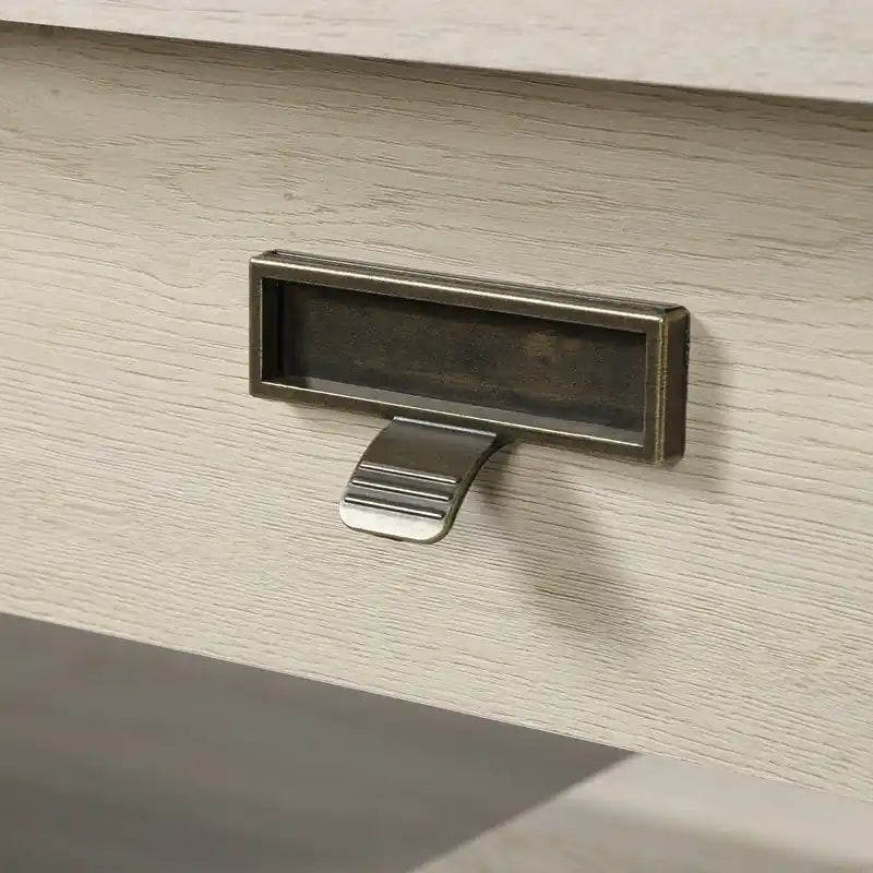 59.06" Executive Office Desk with 4 Drawers - Chalked Chestnut