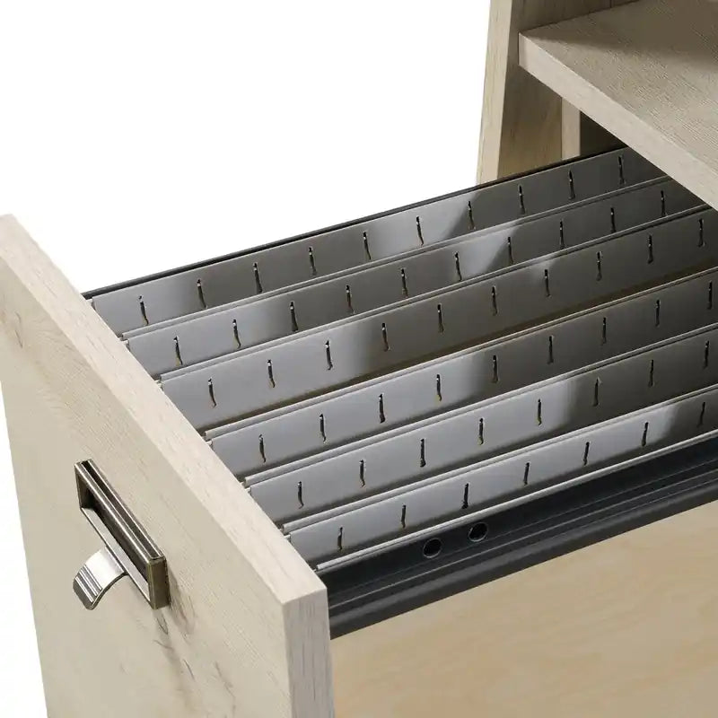 59.06" Executive Office Desk with 4 Drawers - Chalked Chestnut