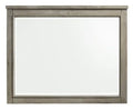 Levi Bedroom Dresser Mirror, Wood - Drift Grey
