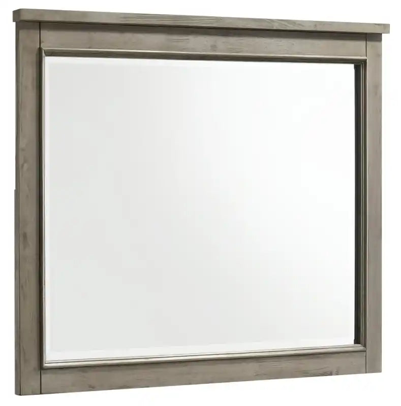 Bedroom Dresser Mirror, Wood - Drift Grey