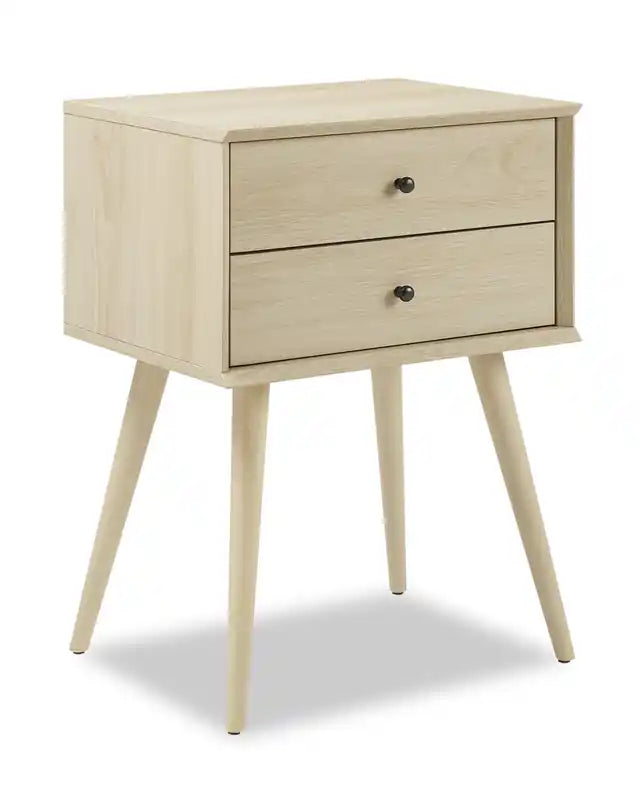 Brax Bedside 2-Drawer Nightstand, 18W x 25.75H