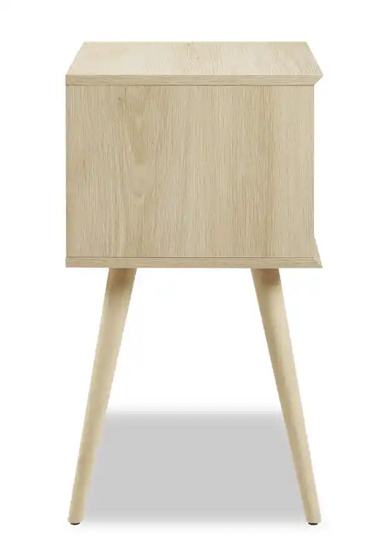 Brax Bedside 2-Drawer Nightstand, 18W x 25.75H