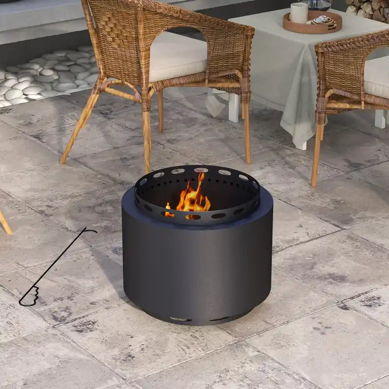 Smokeless Fire Pit, 19 Portable Wood Burning Firepit
