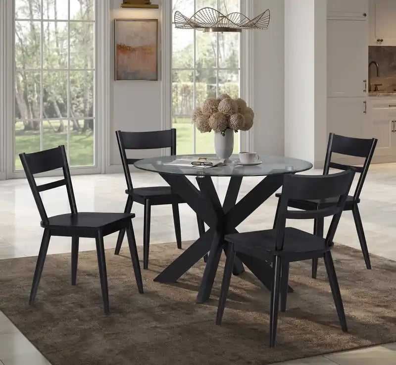 Remi Dining Chair with Curved Ladder-Back