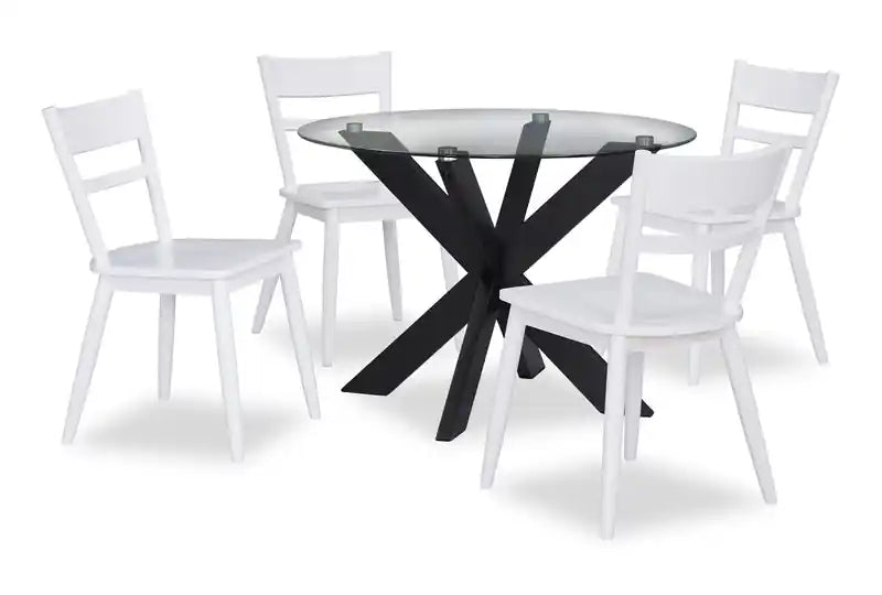 Remi Dining Chair with Curved Ladder-Back