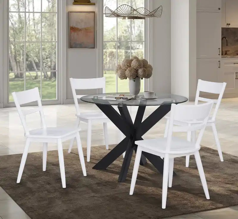 Remi Dining Chair with Curved Ladder-Back