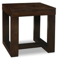 Watson 24 Contemporary End Table - Dark Brown Wood