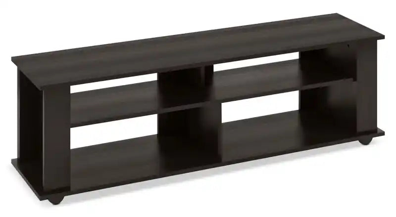 Bakersfield 58 Modern TV Stand with Storage and Cable Management for TVs up to 65- Black