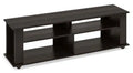 Bakersfield 58 Modern TV Stand with Storage and Cable Management for TVs up to 65- Black