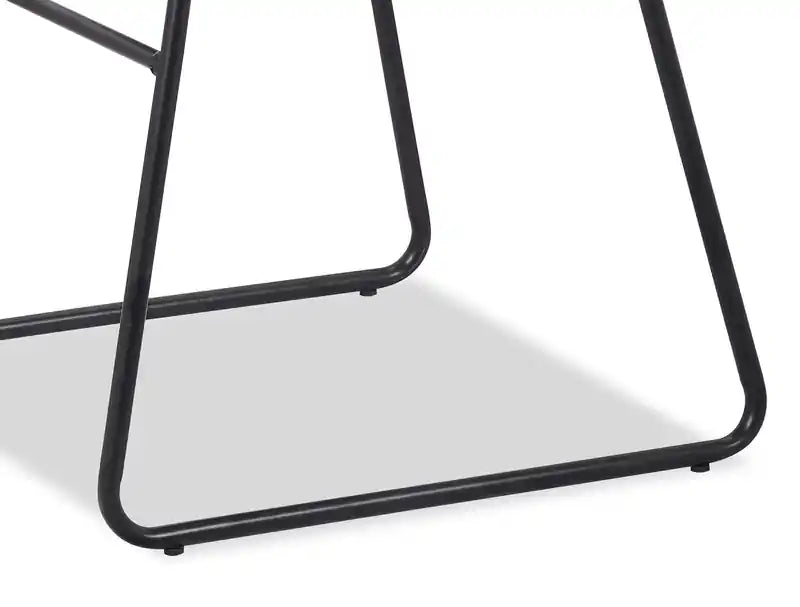 Dining Chair with Leather-Look Fabric